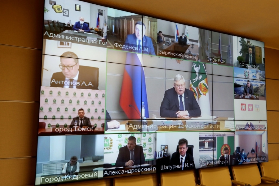 Томский губернатор поручил главам городов и районов не снижать бдительность в связи с эпидемией