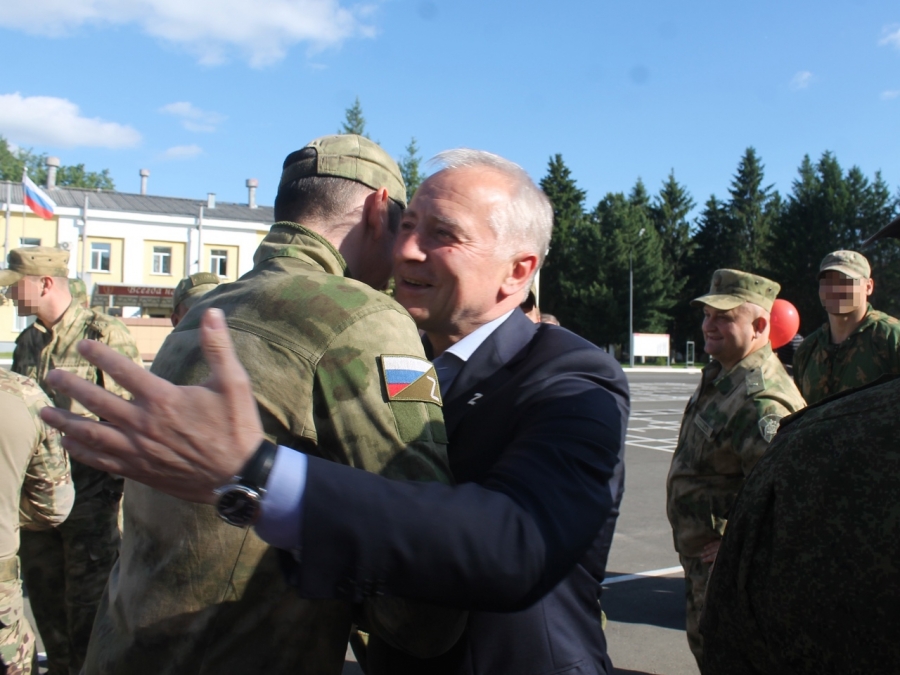 В Северске чествовали вернувшихся со спецоперации на Украине военнослужащих Росгвардии