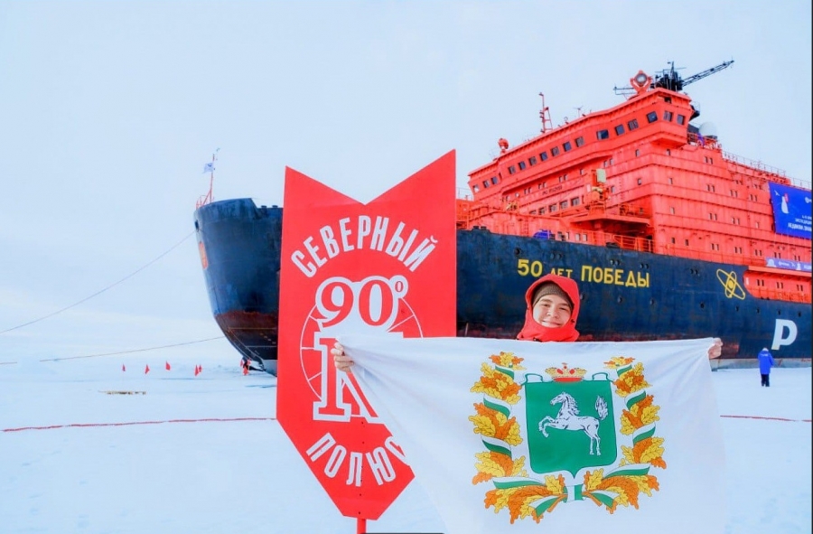 Дмитрий Котлевский побывал на Северном полюсе